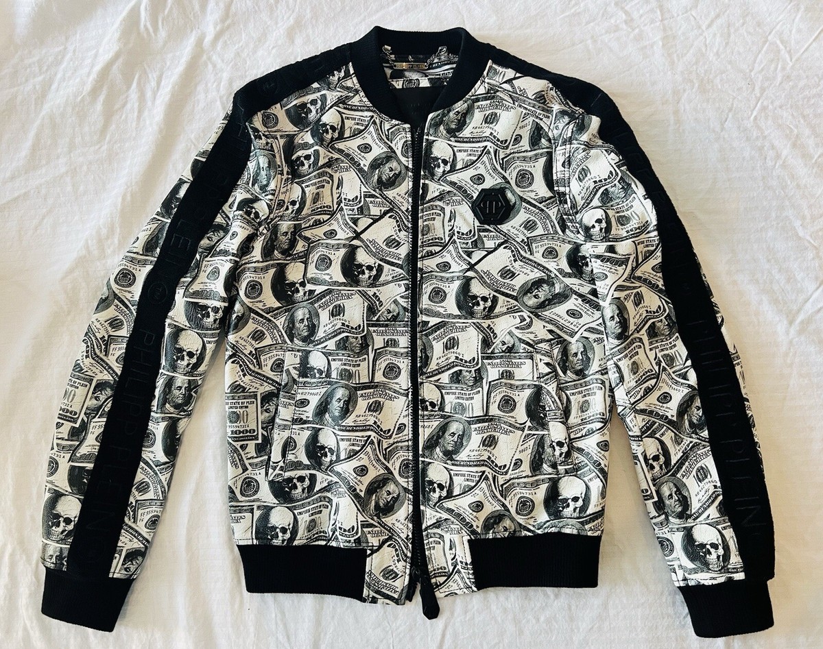 Rare Genuine Philipp Plein 1000 Dollar Bill Cash Money Sheepskin
