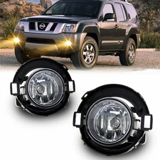 Fit For 2005-2015 Nissan Xterra Clear Lens 1 pair Front Bumper fog light