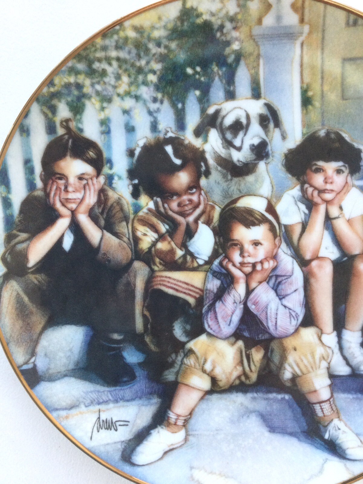 Drew Little Rascal The Little Rascals Limited Edition Plate by Drew Struzan Franklin Mint ...
