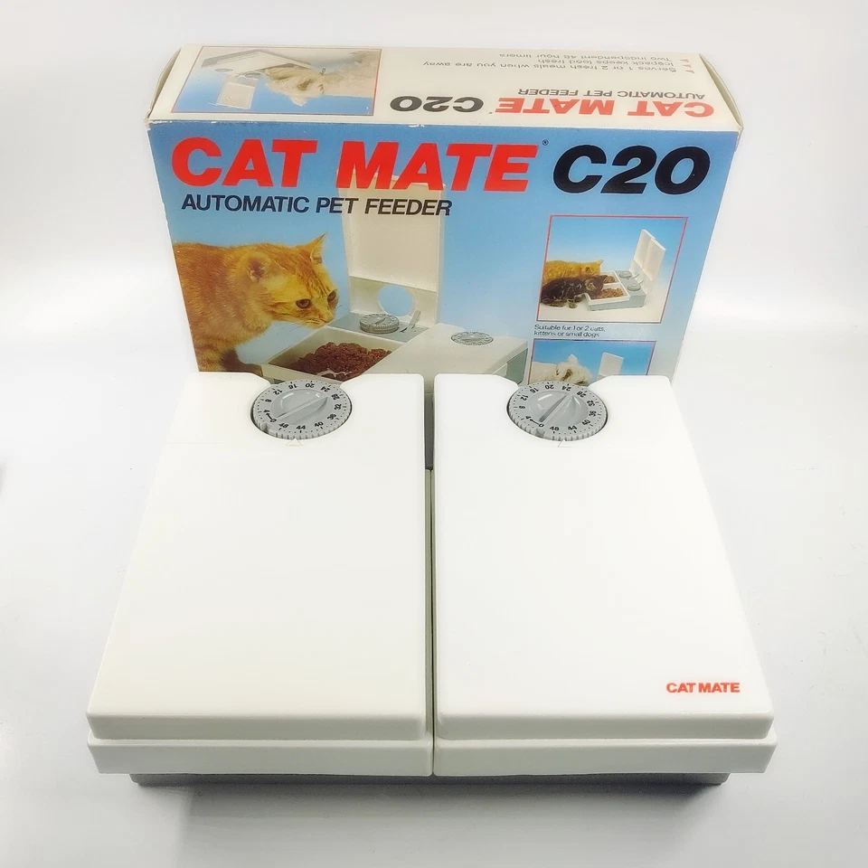PET MATE Cat Mate C20 Automatic Wet Dry Pet Feeder for Cats Dogs - Imagem 2 de 4