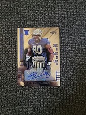2015 Contenders Draft Picks Football T.J. Lemmings Draft Ticket Autograph SD1099