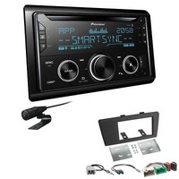 Pioneer Autoradio CD Bluetooth USB Einbauset FüR Volvo V70 II 2000-2003 Schwarz