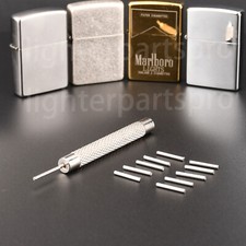 For Zippo Lighters, Durable metal punch + 10 Stainless steel hinge pins repairs