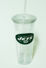 New York Jets 24 oz Sip and go Tumbler NFL Licensed - Ships Tomorrow