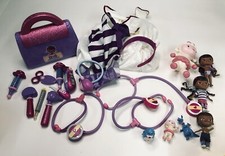 Disney Jr Doc Mcstuffins Play Lot Figurines Accessories Dress Up Costume