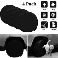 Trailer Spare Tire Tyre Wheel Cover 300D Heavy Duty Waterproof Fit 25"-28.5" Car