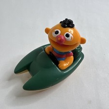 Vintage Sesame Street Ernie 1997 TYCO Preschool Toy Blue Boat Jim Henson