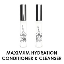 LIP INK Organic Off Remover  Shine COMBO PACK KIT