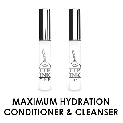 LIP INK Organic Off Remover & Shine COMBO PACK KIT