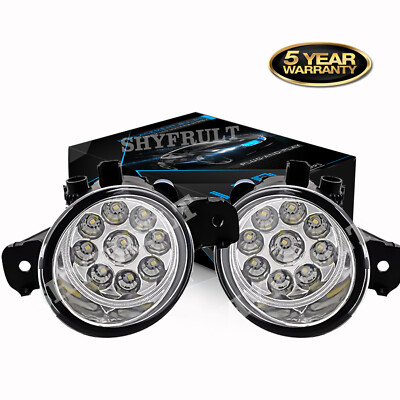 2x New Bumper 6000k LED Fog Light Lamp Driver For NISSAN SENTRA 2004-2019 US