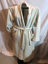 VINTAGE Miss Elaine Light Green SMALL Fuzzy Robe READ DESCRIPTION