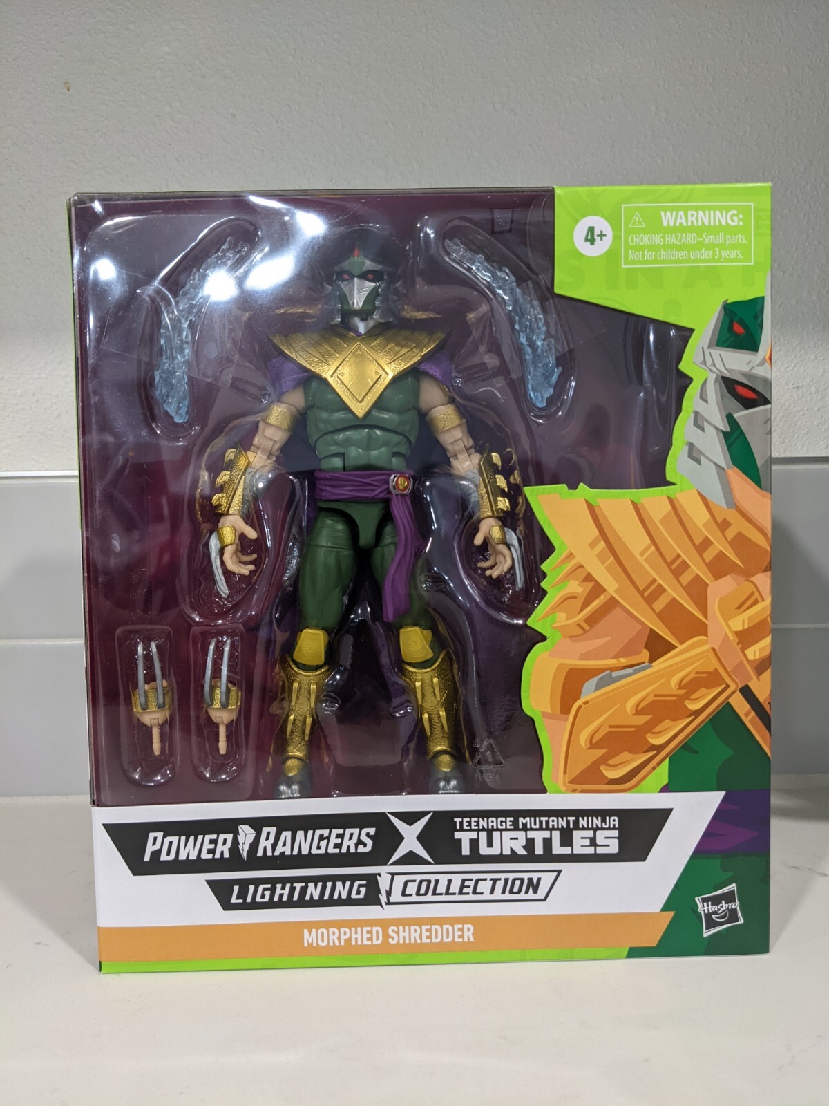 Power Rangers X Teenage Mutant Ninja Turtles Lightning Collection Morphed  Shredder Green Ranger Action Figure