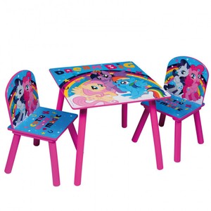 Details Zu My Little Pony Wooden Table And Chairs