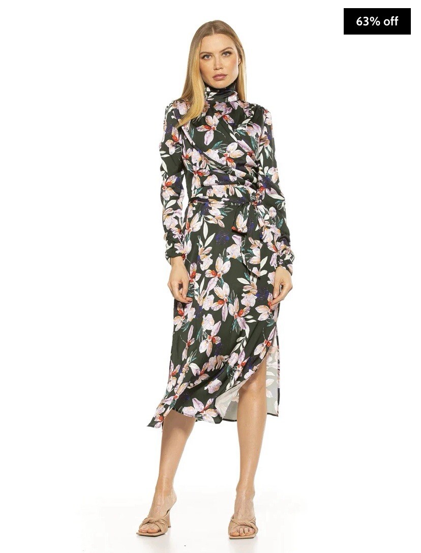 alexia admor mock neck satin midi dress Alexia Admor Tie Mock Neck Satin Midi Brooklyn Dress in a red/burgundy color 12 is available for purchase on au PAY Market - Imported Goods Online Store Co.Ltd