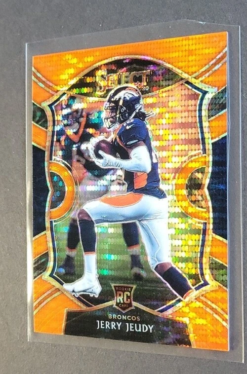 Jerry Jeudy 2020 Select Concourse Orange Pulsar Prizm RC #4/7 Rookie #56 RARE SP - Image 4 of 4
