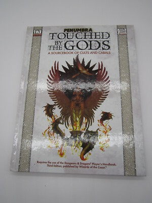 Penumbra Touched by the Gods A Sourcebook of Cults & Cabals HC d20 AD&D Atlas