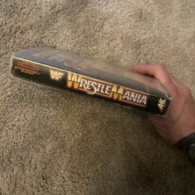 WWF WrestleMania NES 1988, completo di custodia rigida, pulito