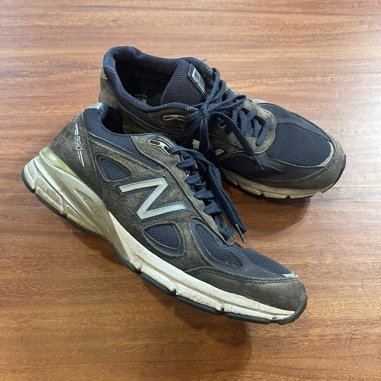 New Balance 990 Blue Trainers USA Size 10 Used No Box