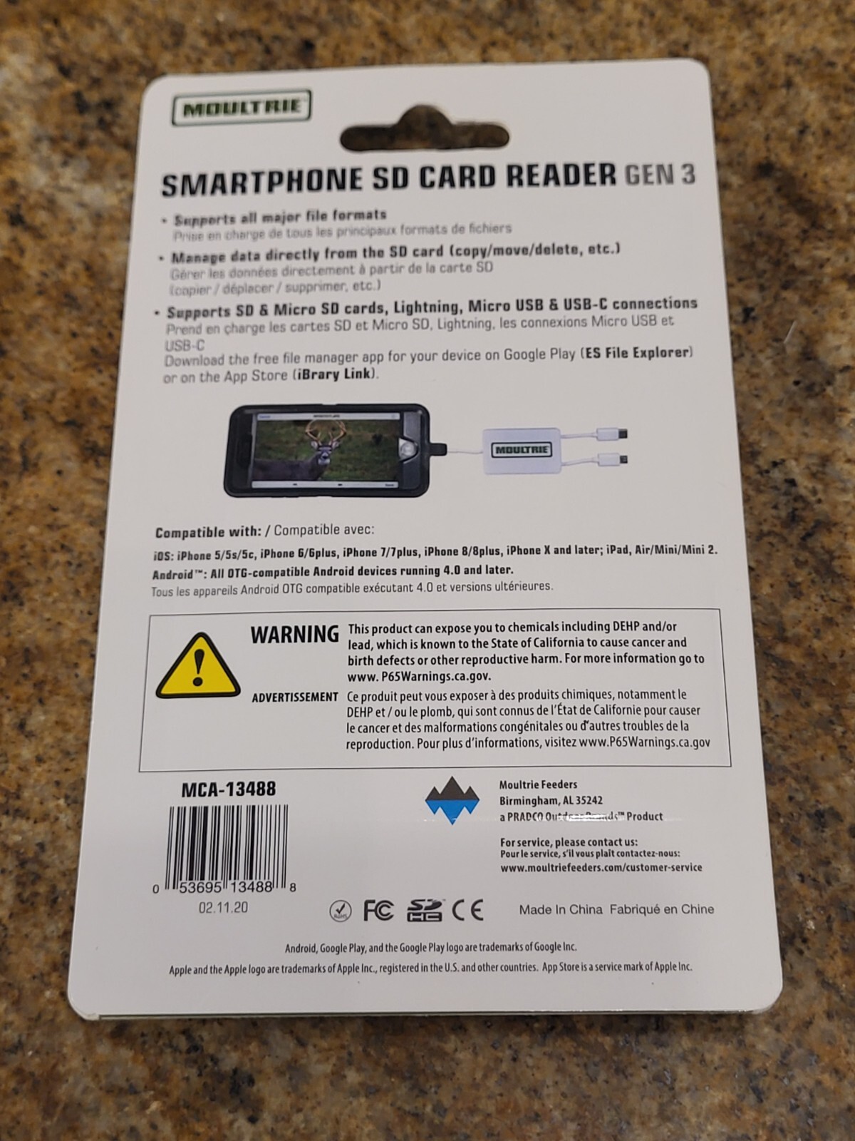 Moultrie MCA13488 Memory Card Reader for sale online eBay