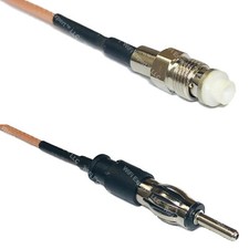 RG316 FME FEMALE to AM/FM MALE RF Cable Rapid-SHIP LOT