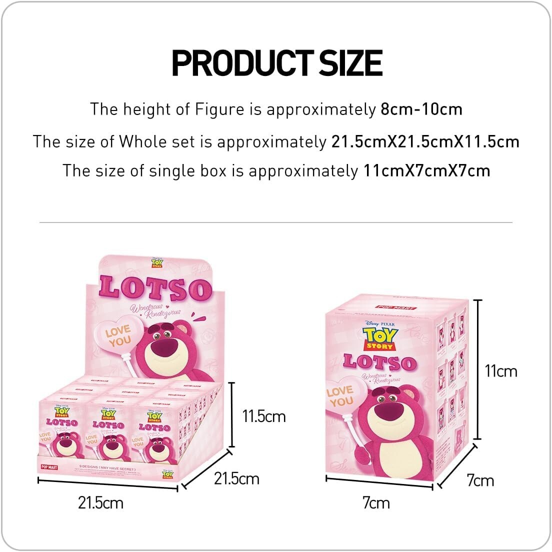 POP MART Disney Pixar Lotso Wondrous Rendezvous Series Bear Assort