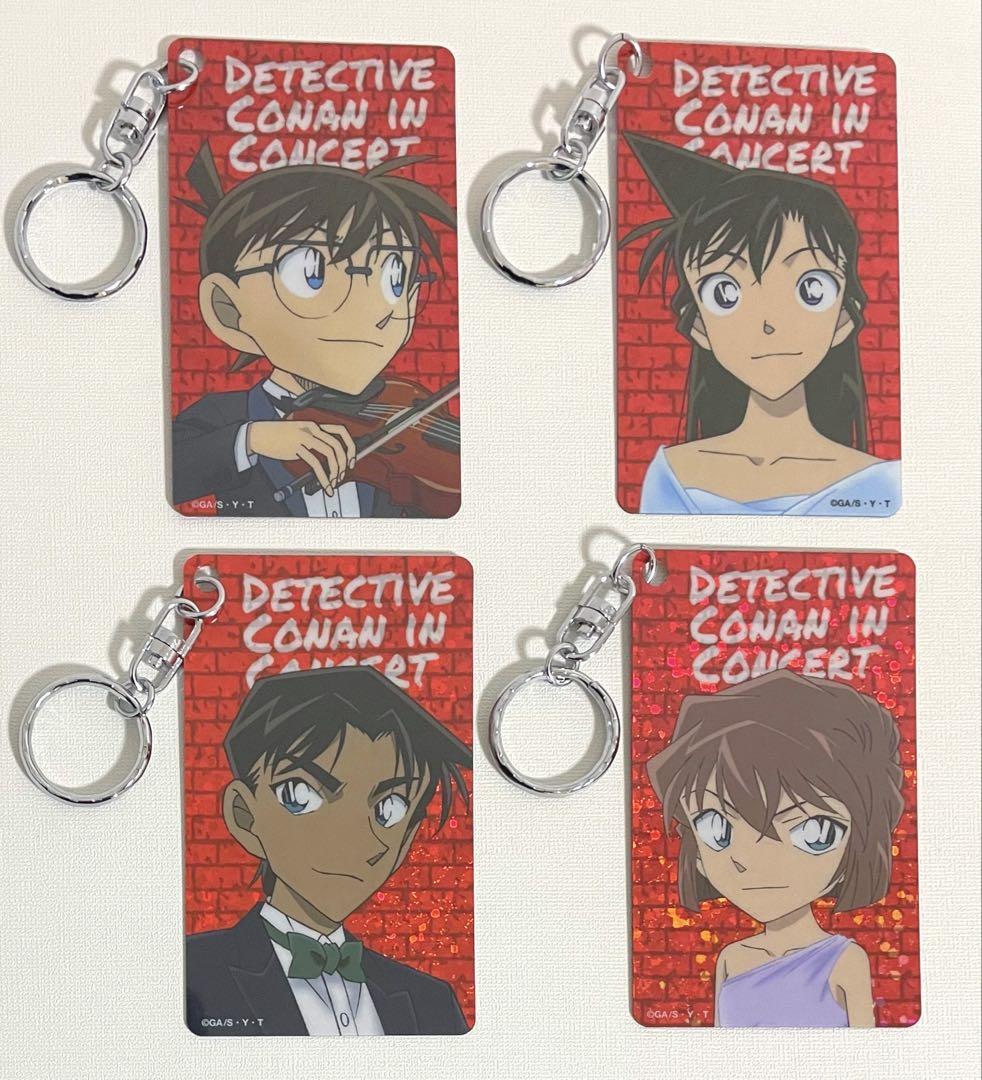 Detective Conan Concert Venue Limited Card Key Chain Set Of 4