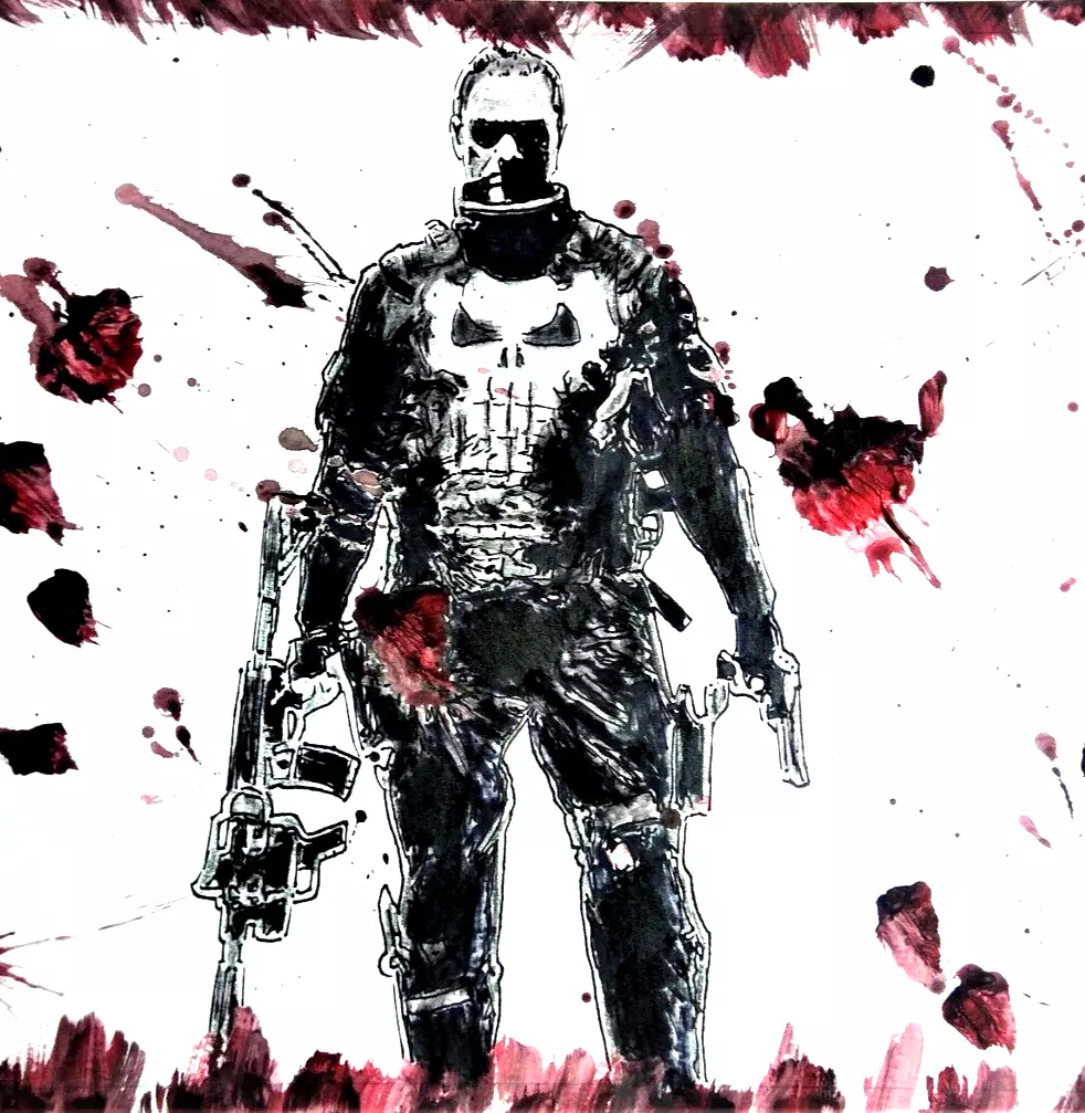 the punisher war zone, i acually used this as a wallpaper