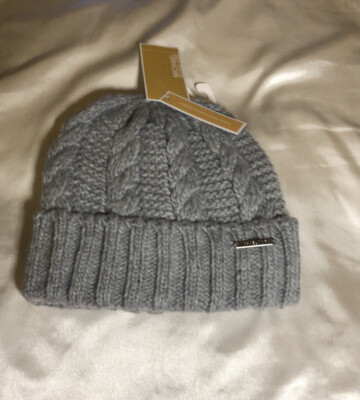 Michael Kors NWT Gray Knit Hat s-l400.jpg main image 2