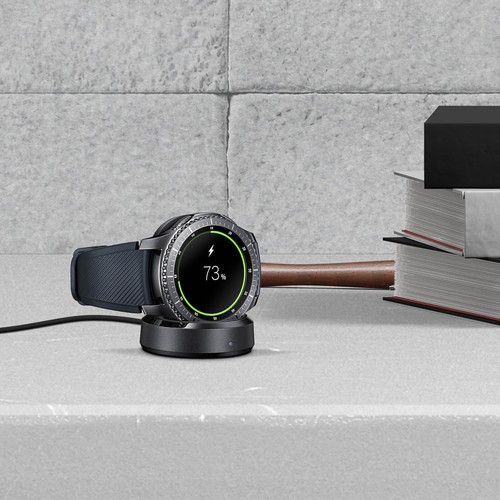 Dock di ricarica per Samsung Galaxy Watch 42 / 46 mm sistema magnetico - nero - Zdjęcie 3 z 6