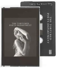 Taylor Swift The Tortured Poets Department Black Dog Cassette Tape TTPD NEW