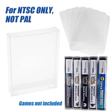 10x Box Protectors For NINTENDO DS Video Games (NTSC ONLY, NOT PAL) Clear Cases