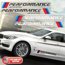 2pcs M Performance Limited Edition Car Door Decal Sticker Decorate Sport