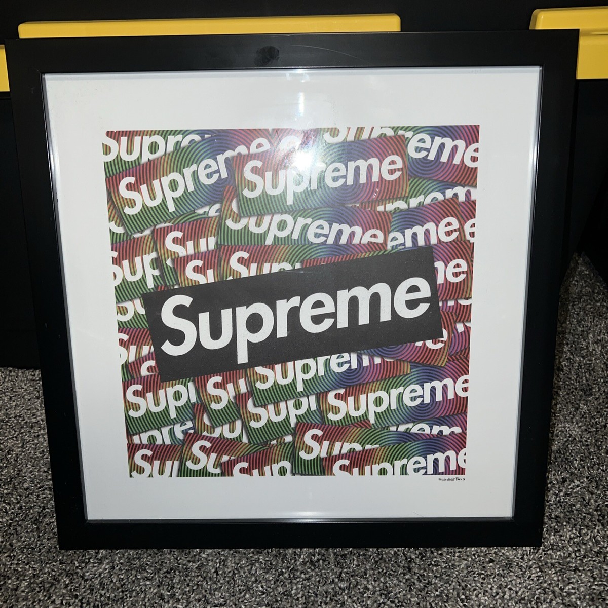 Supreme Wall Art Framed Print By Fairchild Paris 15x16 Rare Read