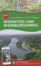 Rheinsteig Rheinburgenweg Gaia Reisen Wanderführer mit Wander App Kompass Karten