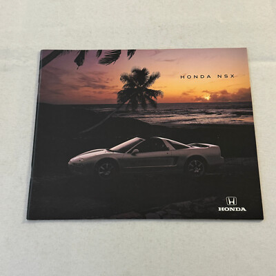 Honda NSX Car Sales Brochure Catalog Advertising GERMAN Text Acura