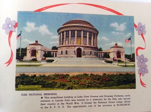 VINTAGE "PICTORIAL CHICAGO IN COLOR"  CURT TEICH 32 PAGE BOOKLET MAP  - Picture 10 of 12