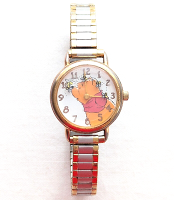 Vintage Timex Disney Winnie the Pooh moving bees watch NEW BATTERY Vintage Timex Disney Winnie the Pooh Bees Watch Expansion  main image 4