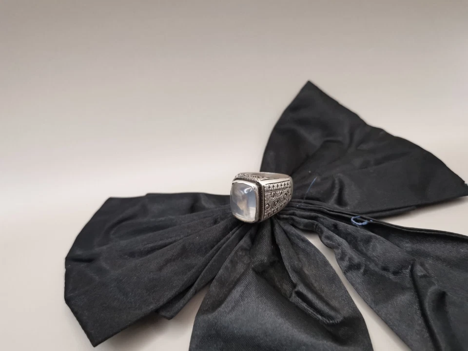 Natural Dur Al Najaf Stone Ring Dur e Najaf Ring Shia Rings Moon Stone - Image 4 of 4