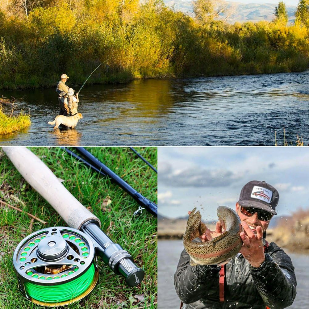 Sougayilang Fly Fishing Rod Reel Combos with Lightweight Portable Fly Rod and C
