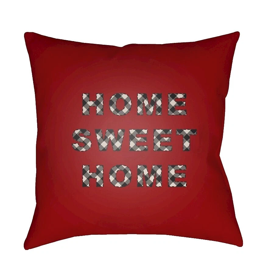 Country Checked Square Home Décor Pillows