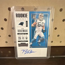 2017 Panini Contenders Rookie Ticket Ben Boulware #213 Autograph Panthers