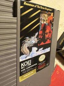Romance Of The Three Kingdoms Cib NES With Poster