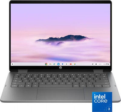 HP - 14'' 2K Touchscreen 2-in-1 Chromebook Plus - Intel Core 3 N355 - 8GB Memo...