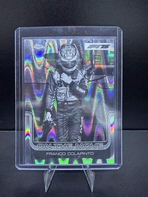 2025 Topps Chrome Formula One Franco Colapinto B&W RayWave  On The Move  #187