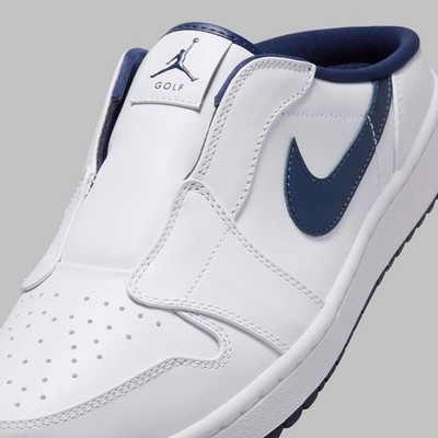 Nike Air Jordan 1 Mule Golf White Midnight Navy Nby FJ1214-103 sz