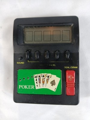 Vintage Radio Shack elektrisches Pokerspiel Handheld