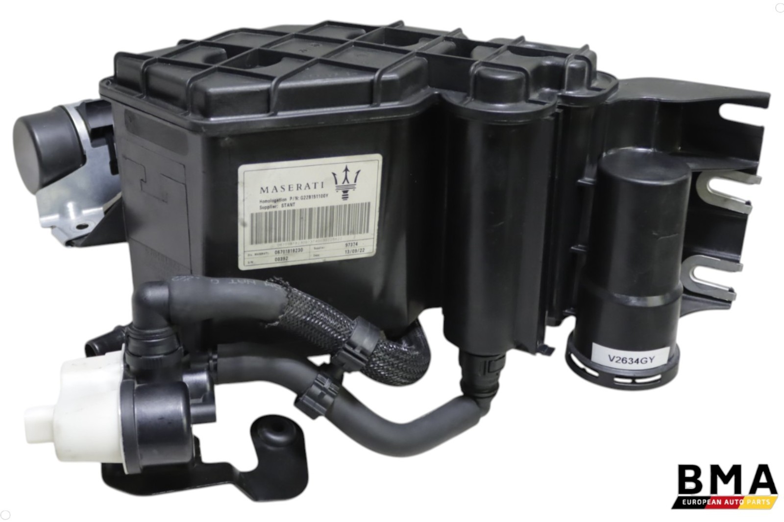 Maserati Grecale Folgore 2023-2026 Right Evap canister Charcoal