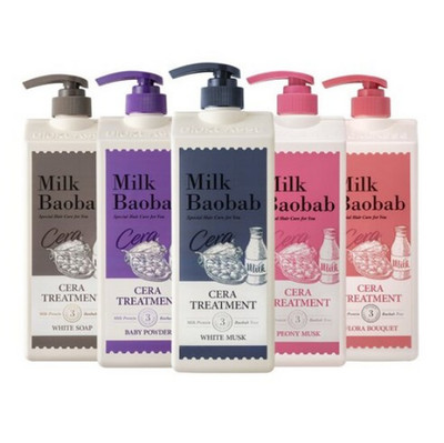 Milk Baobab Cera Hair Treatment/Shampoo 1,2L, Korean Cosmetics, KBeauty