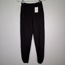 Joah Brown Empire Joggers Womens XS Small Sweatpants Lounge Comfy High Waist NEW