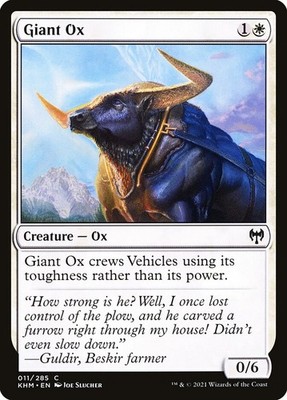 Giant Ox (011) Kaldheim KHM MTG Magic